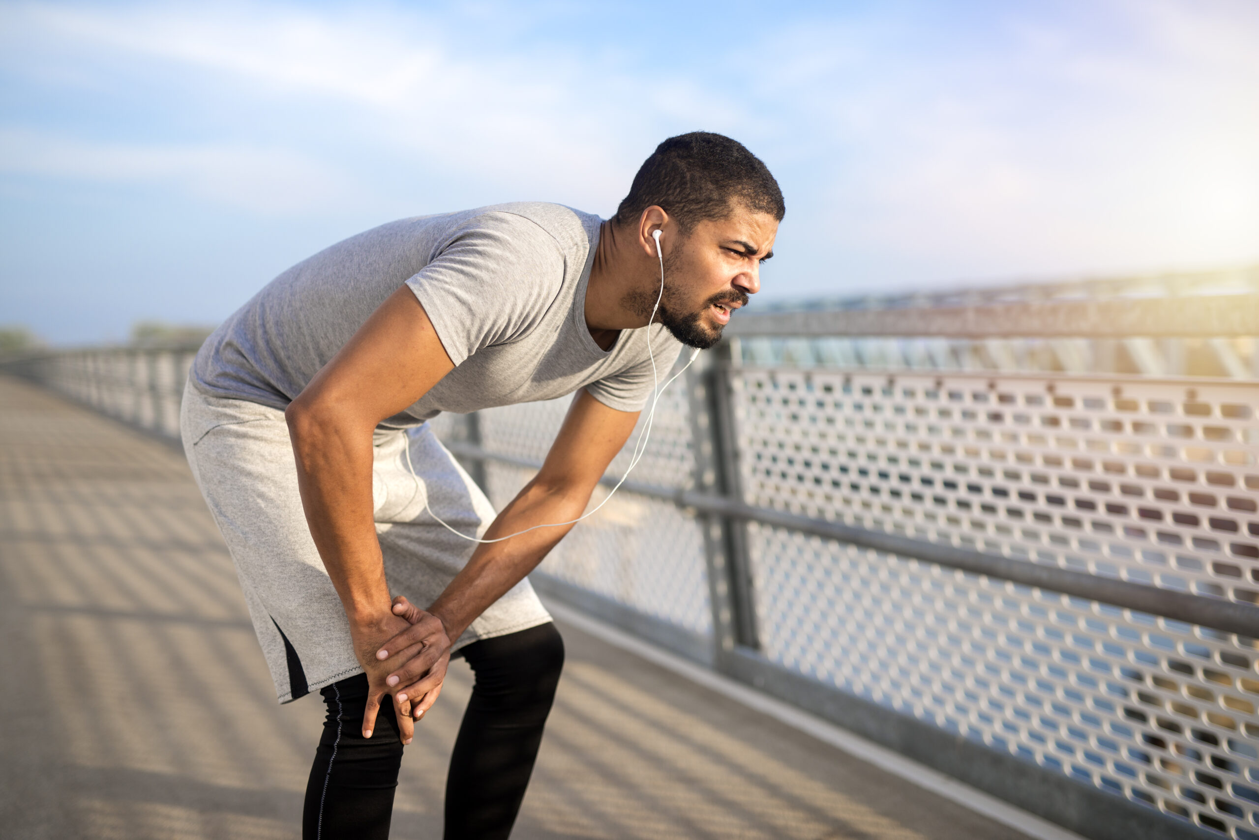 Sports injuries and health concept.